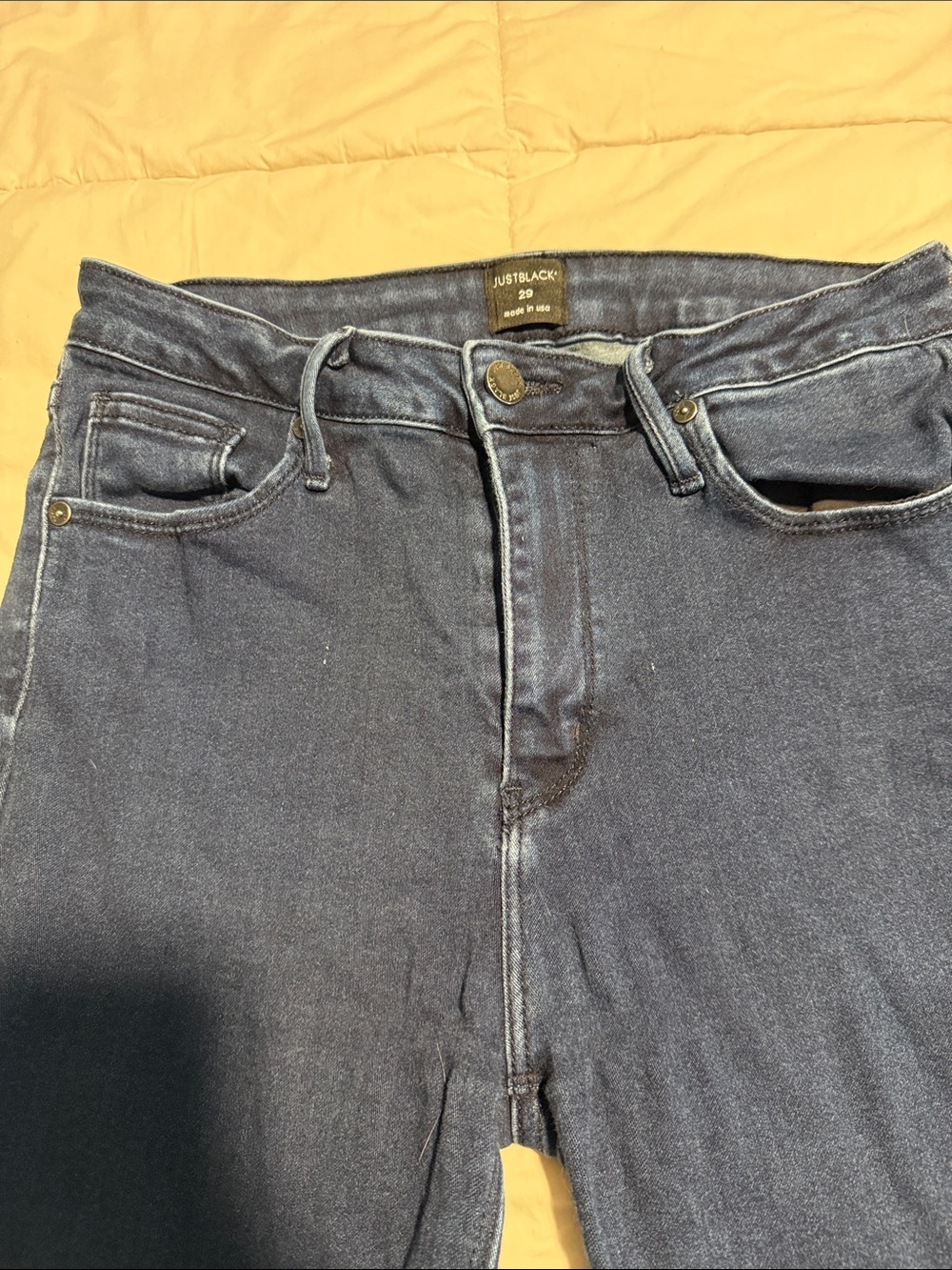 Just Black Women's Skinny Jeans in Indigo - Picture 3 of 11